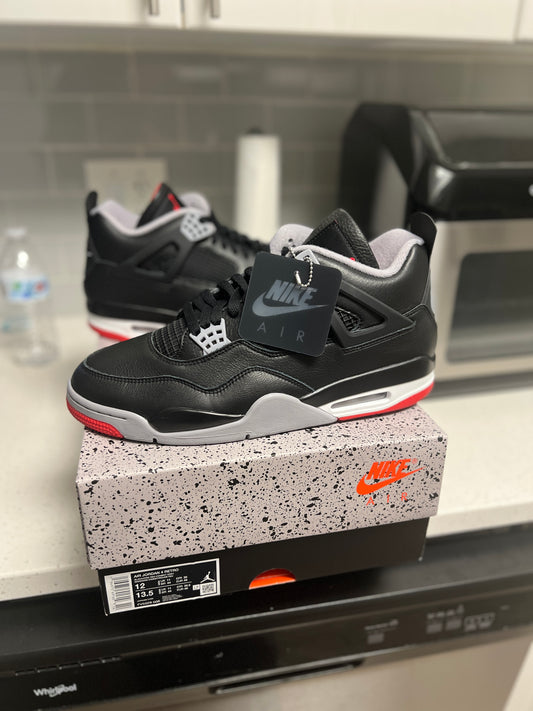 Air Jordan 4 Bred Men’s Size 12 - Brand New In Box